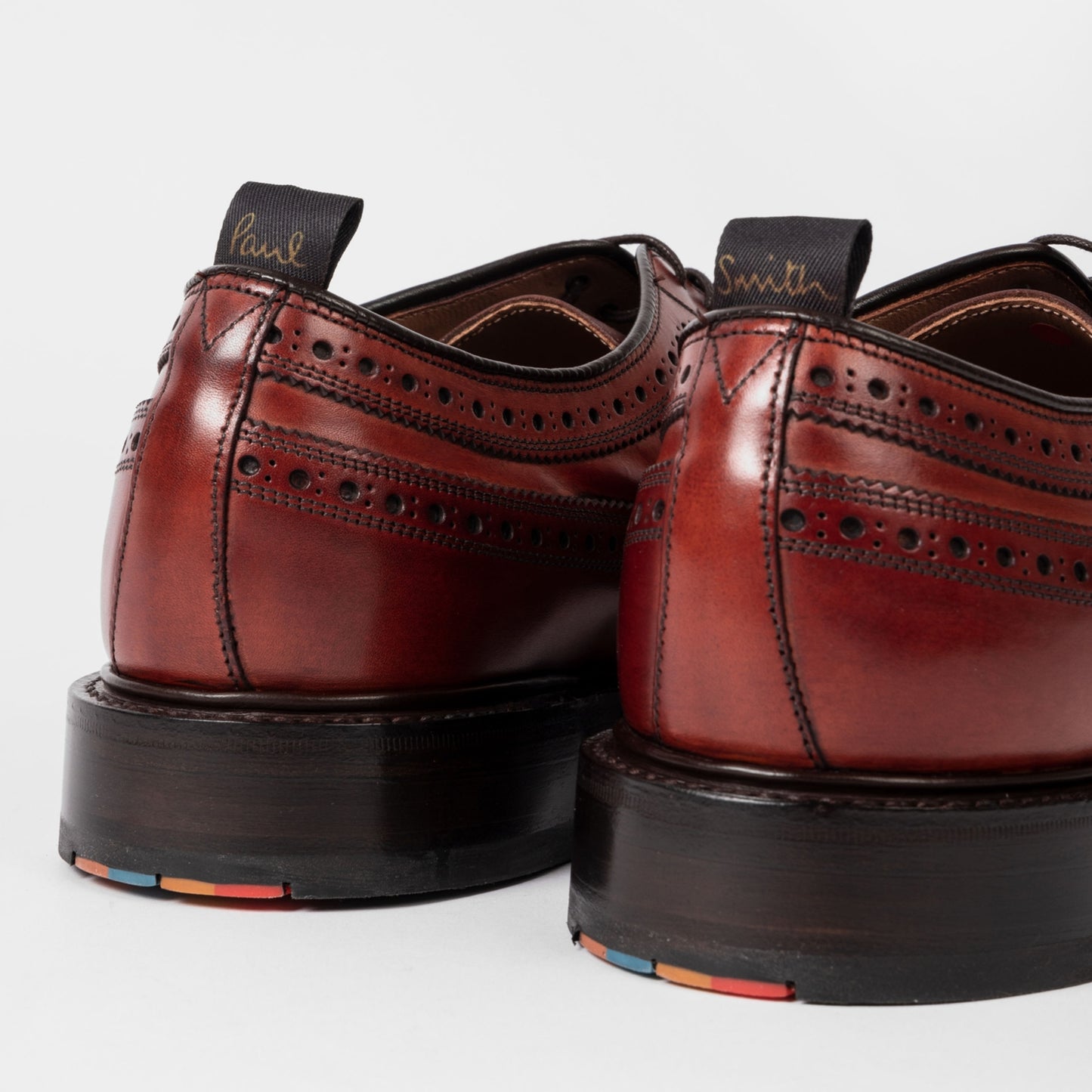 - Edwin - Designer Leather Brogues - Tan