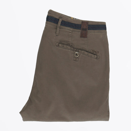- Apus - Slim Stretch Chinos - Brown