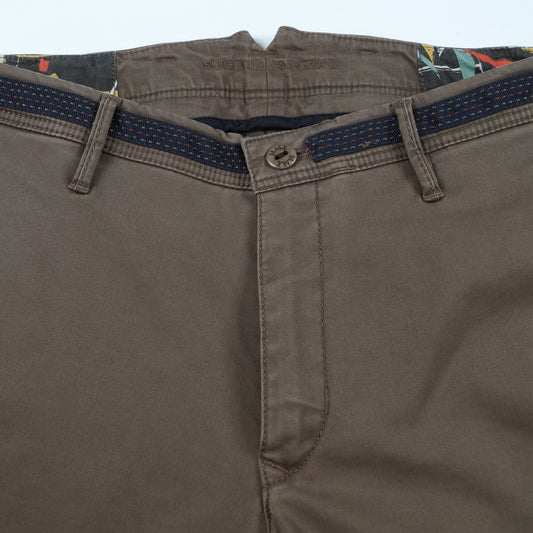 - Apus - Slim Stretch Chinos - Brown