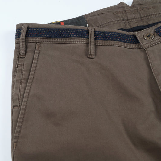 - Apus - Slim Stretch Chinos - Brown