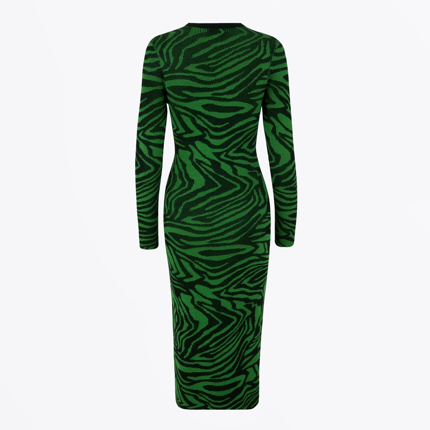 - Chiara Knitted Dress - Black Green