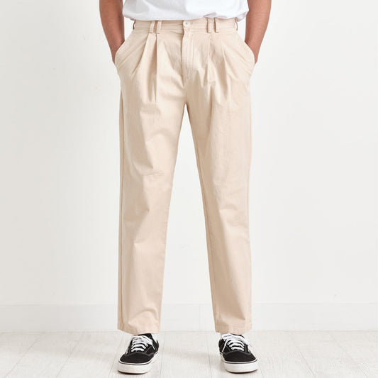 - Antill Pleat Trouser - Sand