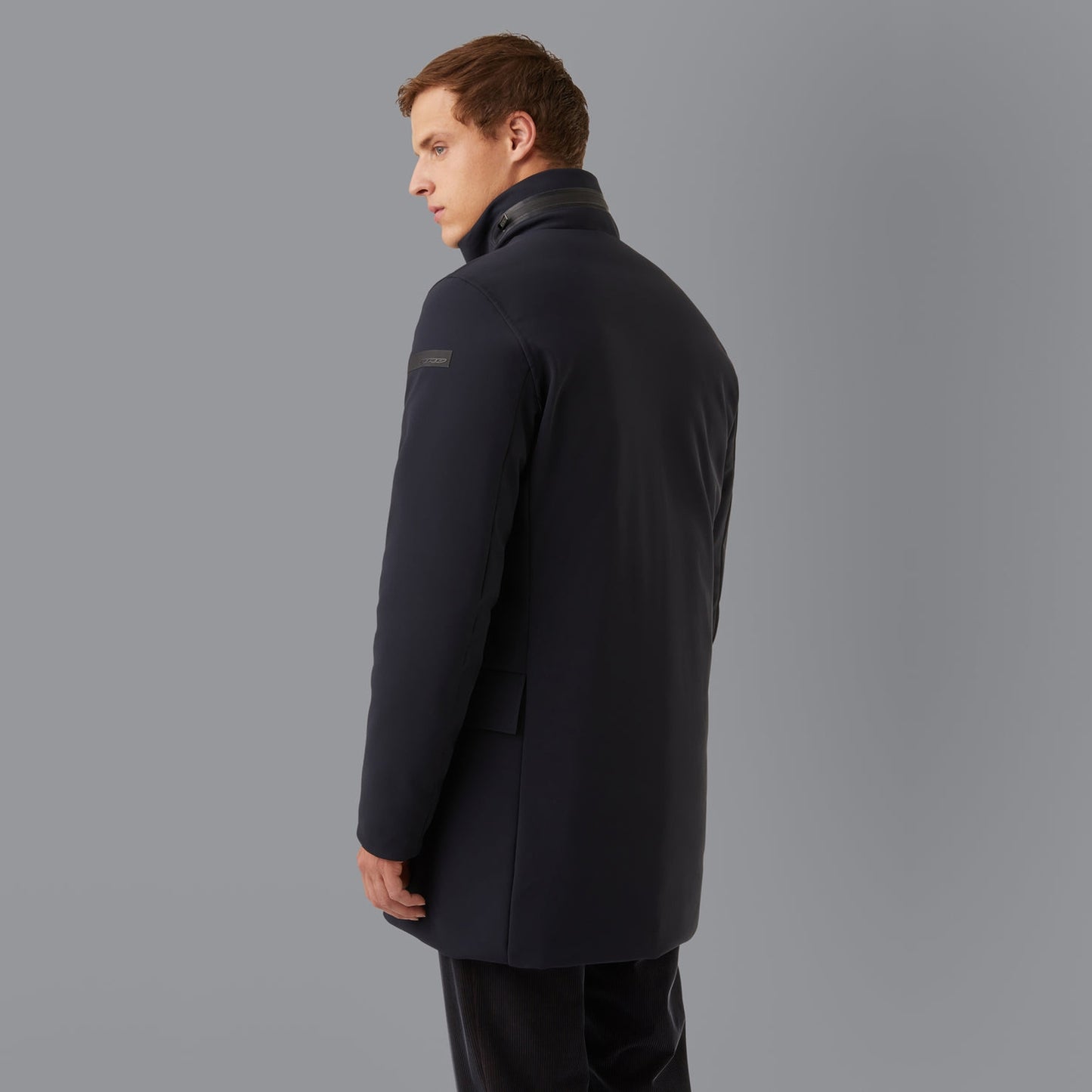 - Winter Rain Coat - Blue Black