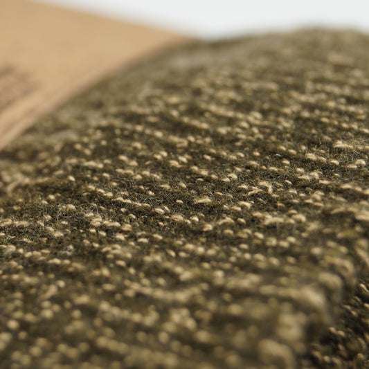 - Deep Toe Capped Wool Sock - Olive