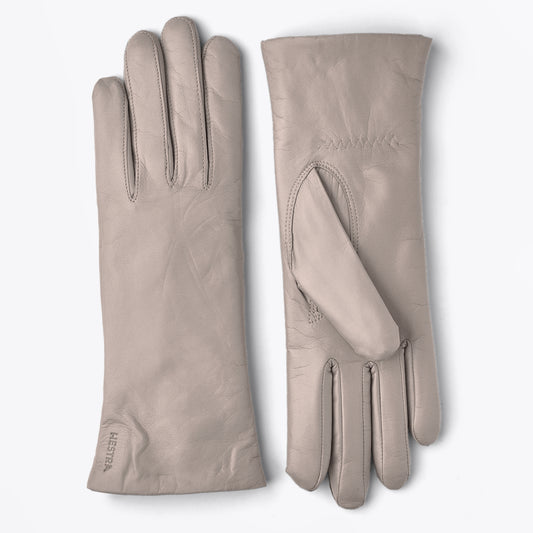 - Elisabeth - Leather Glove - Natural Grey