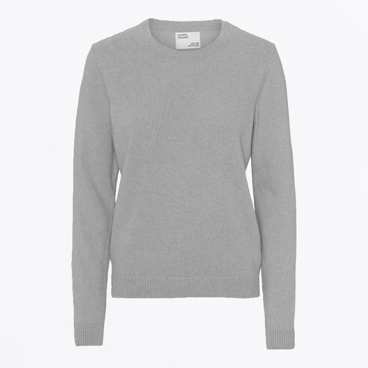 - Classic Merino Crew - Heather Grey