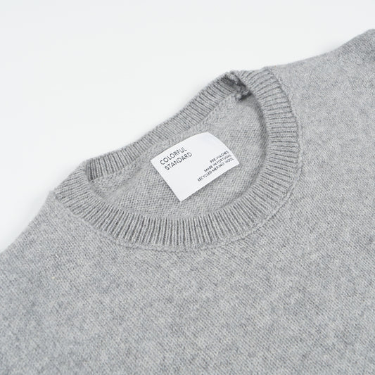 - Classic Merino Crew - Heather Grey