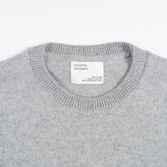 - Classic Merino Crew - Heather Grey