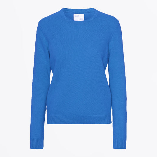 - Classic Merino Crew - Pacific Blue