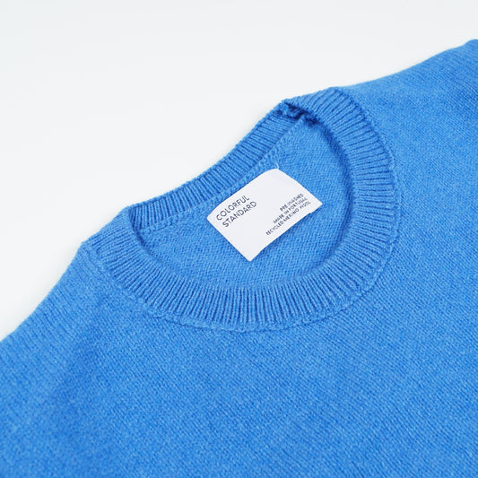 - Classic Merino Crew - Pacific Blue