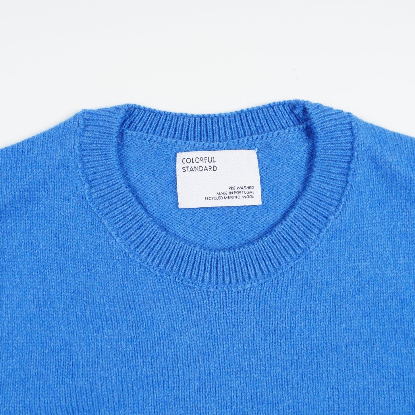- Classic Merino Crew - Pacific Blue