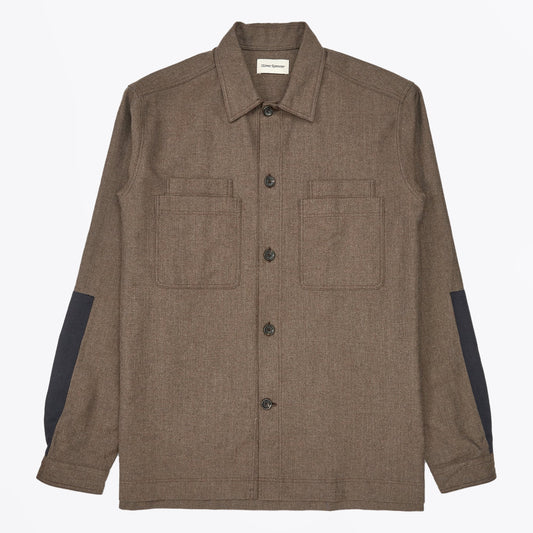 - Elvin Avery Overshirt - Chestnut Brown