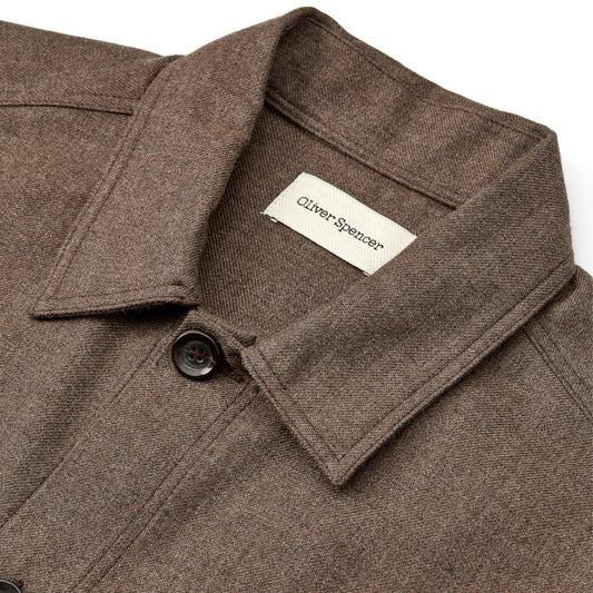 - Elvin Avery Overshirt - Chestnut Brown