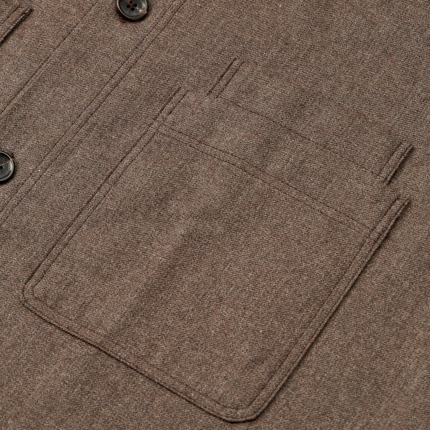 - Elvin Avery Overshirt - Chestnut Brown