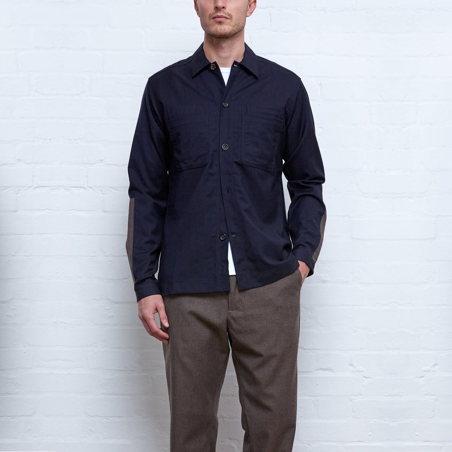 - Elvin Avery Overshirt - Navy