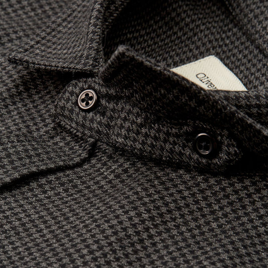 - Dever Clerkenwell Tab Shirt - Charcoal