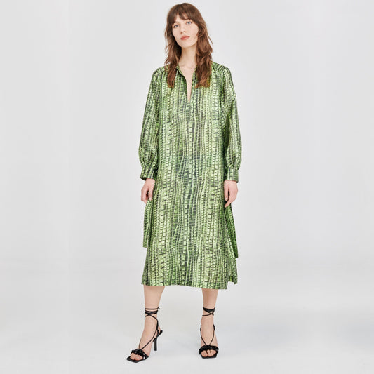 - Aradin Dress - Green Reptile