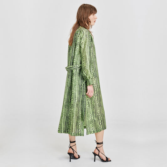 - Aradin Dress - Green Reptile