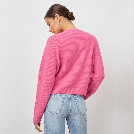 Josie Knitted Cardigan - Malibu Pink