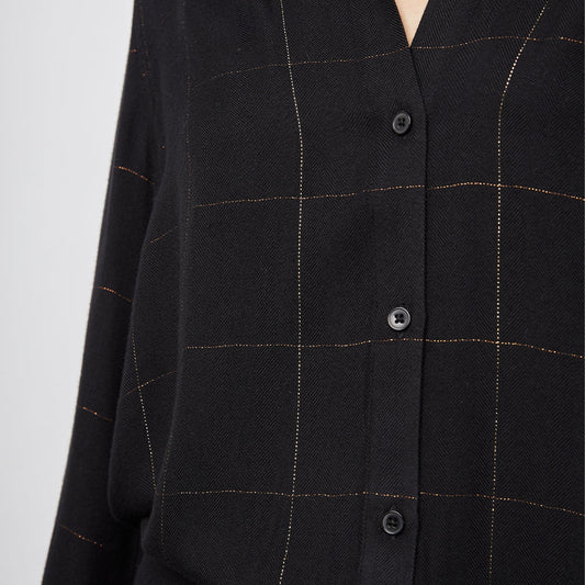 - Eloise Shirt - Ebony Tinsel