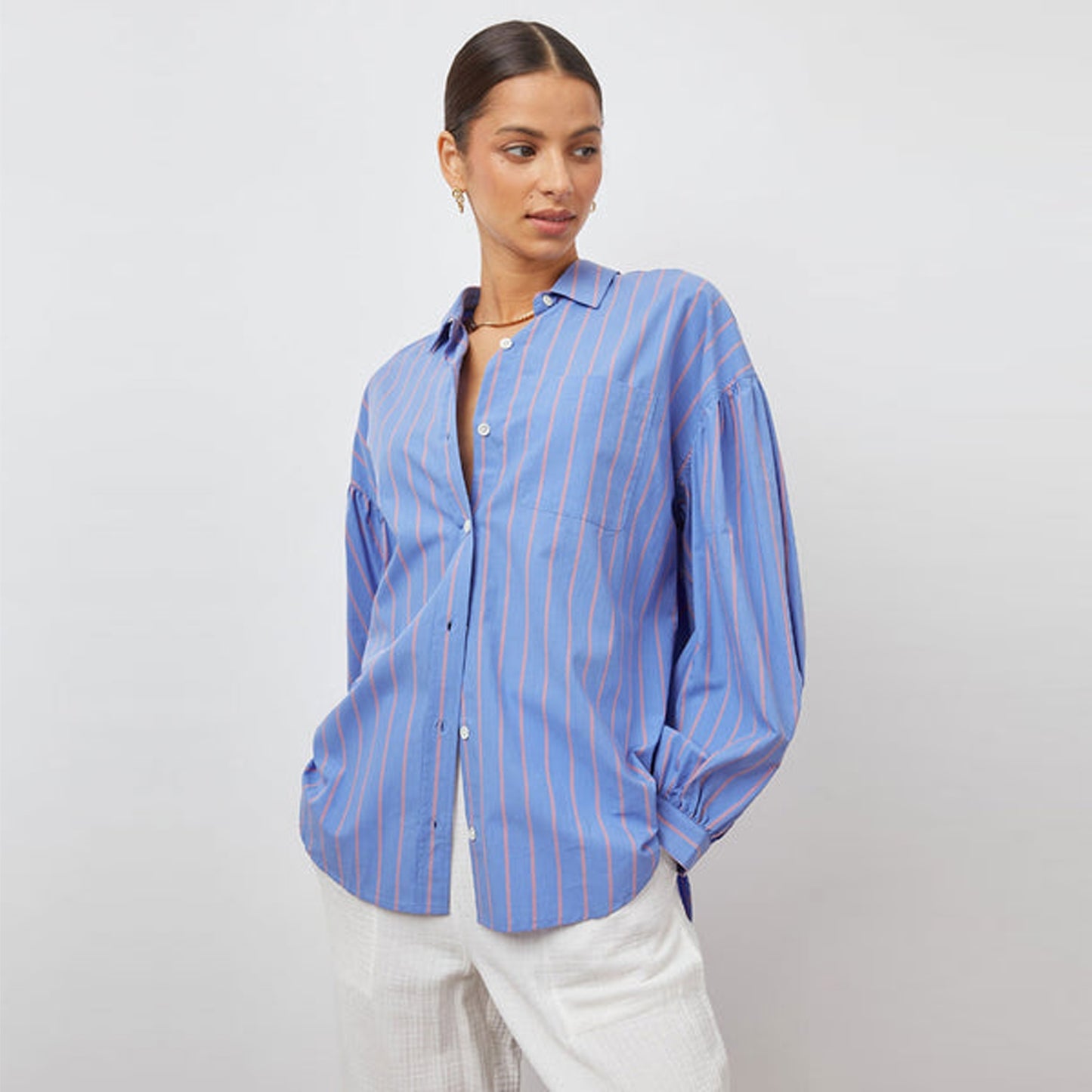 - Janae Shirt - Lima Stripe