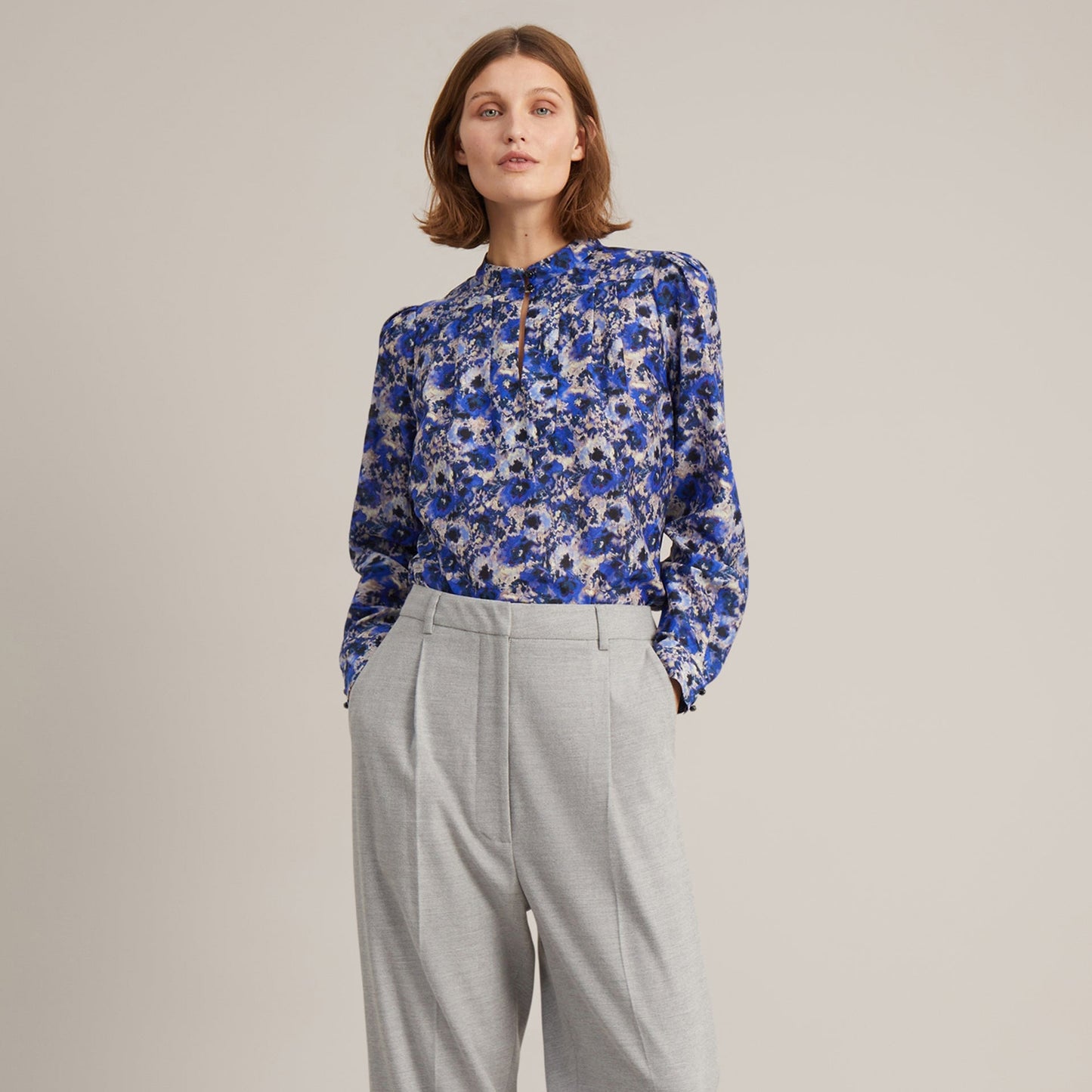 - Diella Blouse - Navy