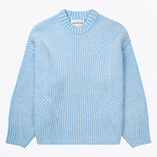 - Dawn Knitted Pullover - Blue