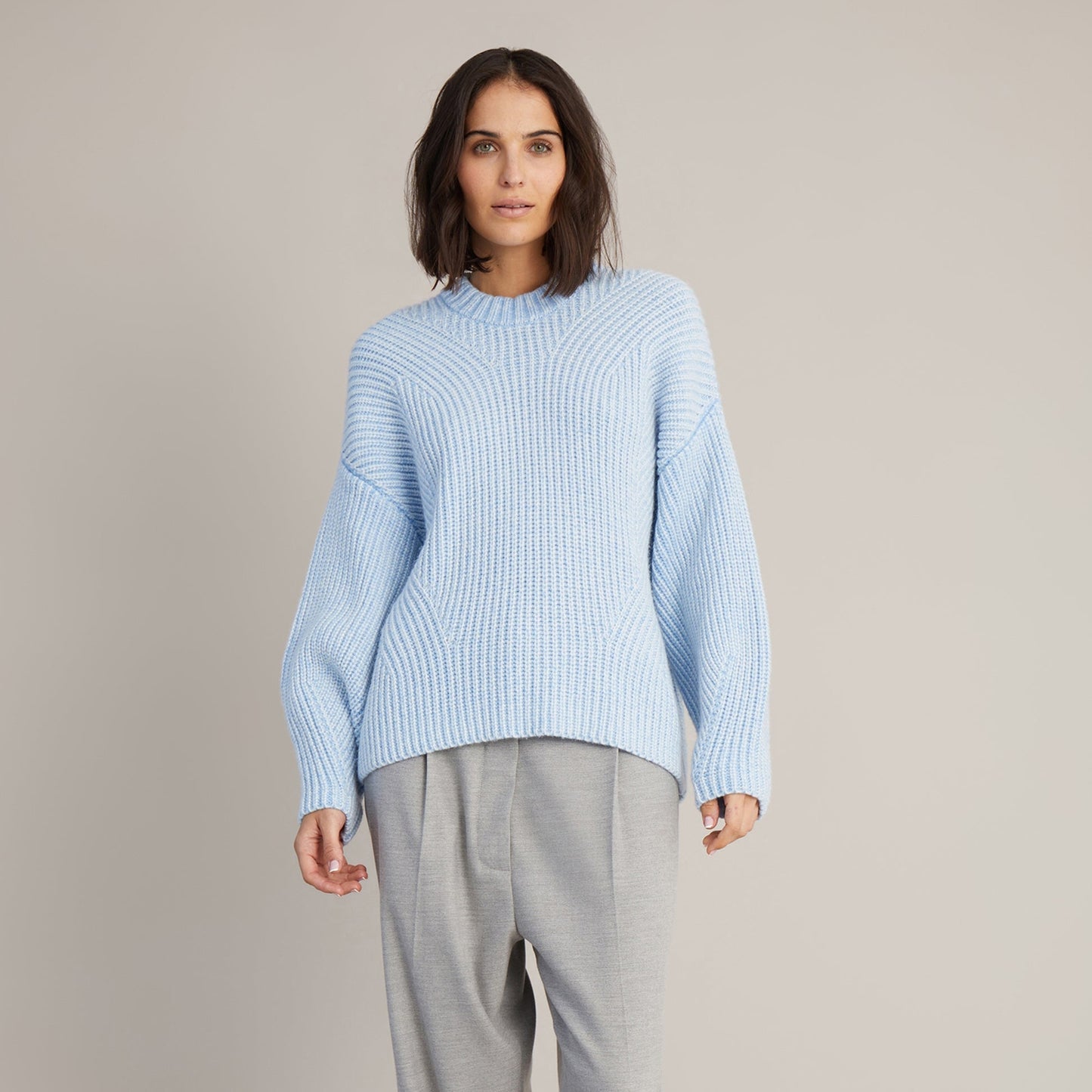 - Dawn Knitted Pullover - Blue