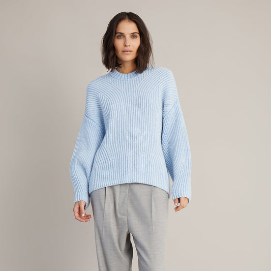 - Dawn Knitted Pullover - Blue
