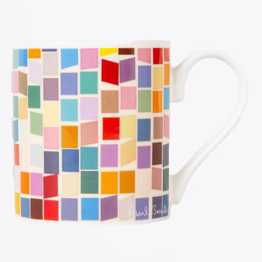 - 'Tiles' Bone China Mug - Multi