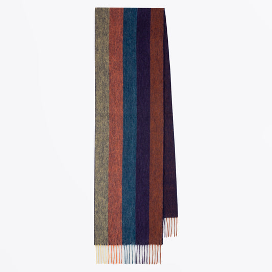 - 'Artist Stripe' Muted Scarf - Multi