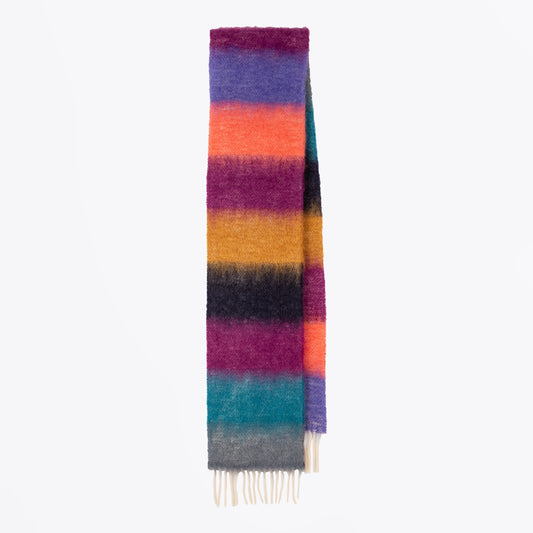 - Stripe Scarf - Multi
