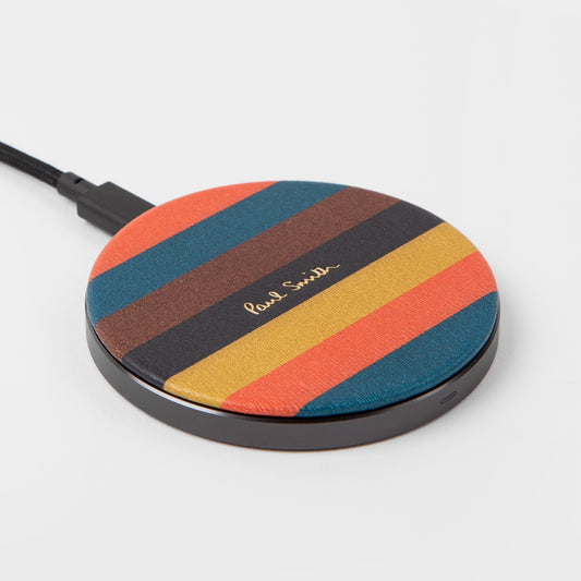 - 'Artist Stripe' Drop Charger - Multi
