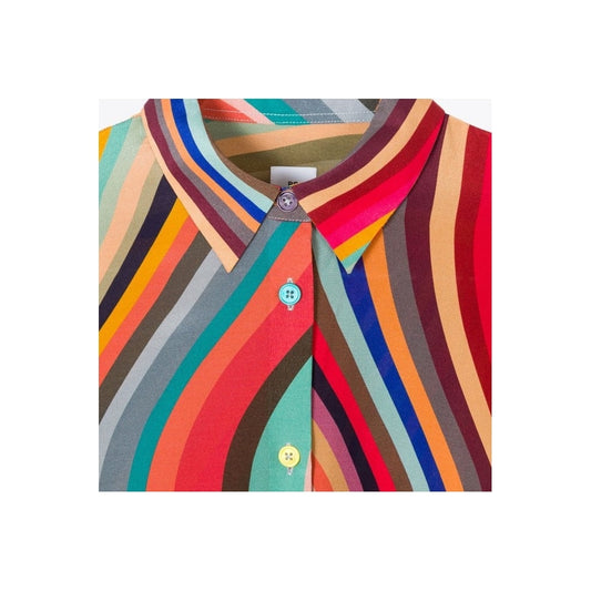 - 'Swirl' Silk Shirt - Multi