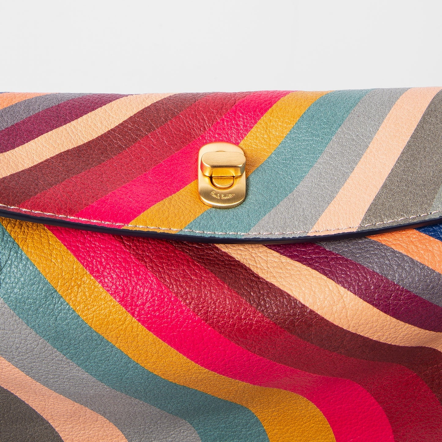 Leather Swirl Shoulder Bag