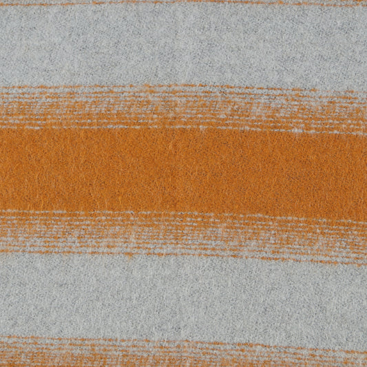 Mohair Stripe Scarf - Slate
