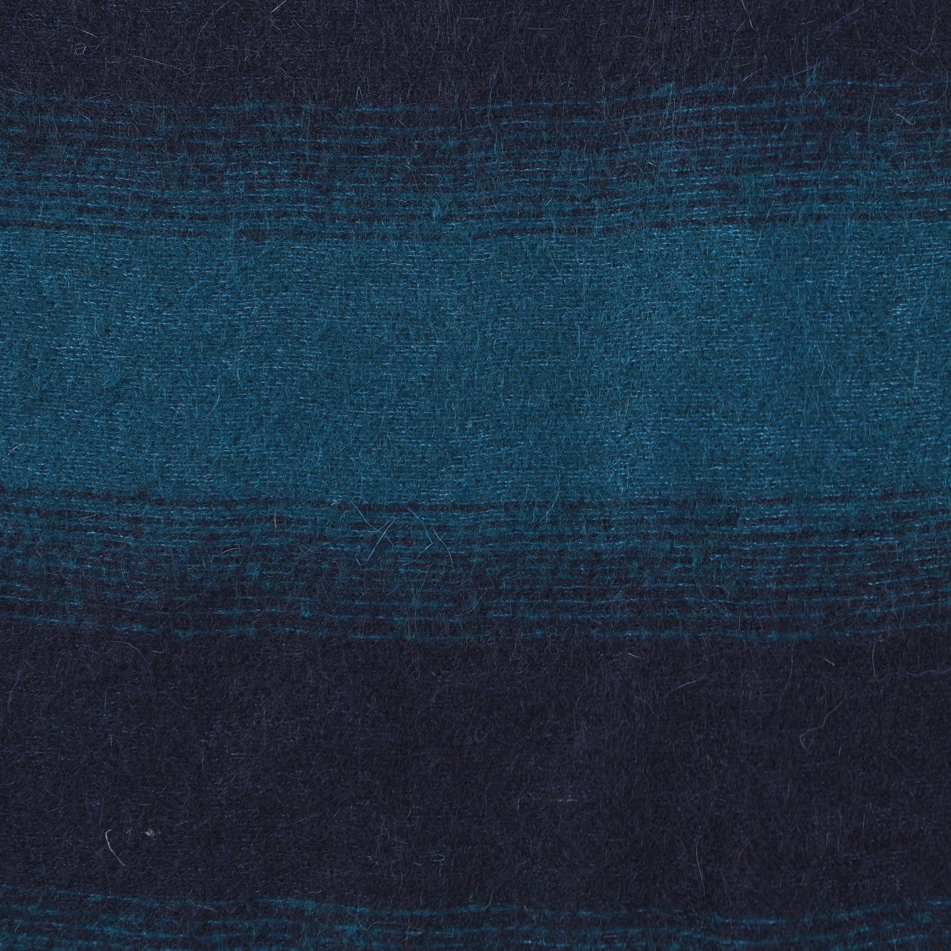 Paul Mohair Stripe Scarf - Navy