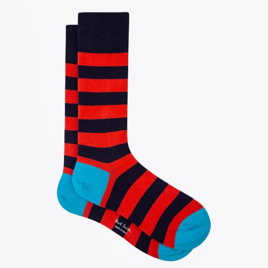 - Winston Stripe Socks - Navy