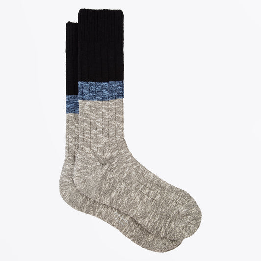 - Arnaud Rib Socks - Black