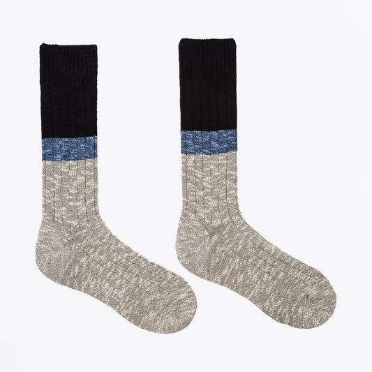 - Arnaud Rib Socks - Black