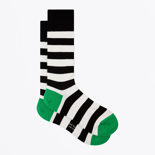 - Winston Stripe Socks - Black