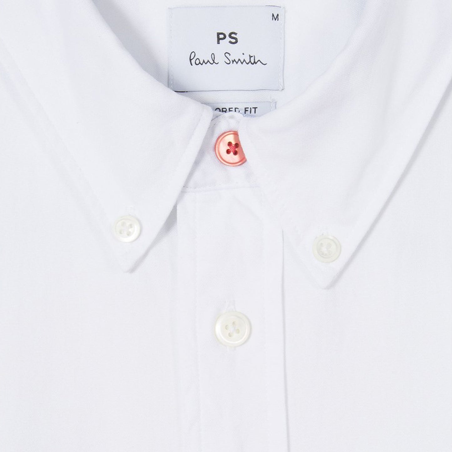 Zebra Badge Tailored BD Shirt - White