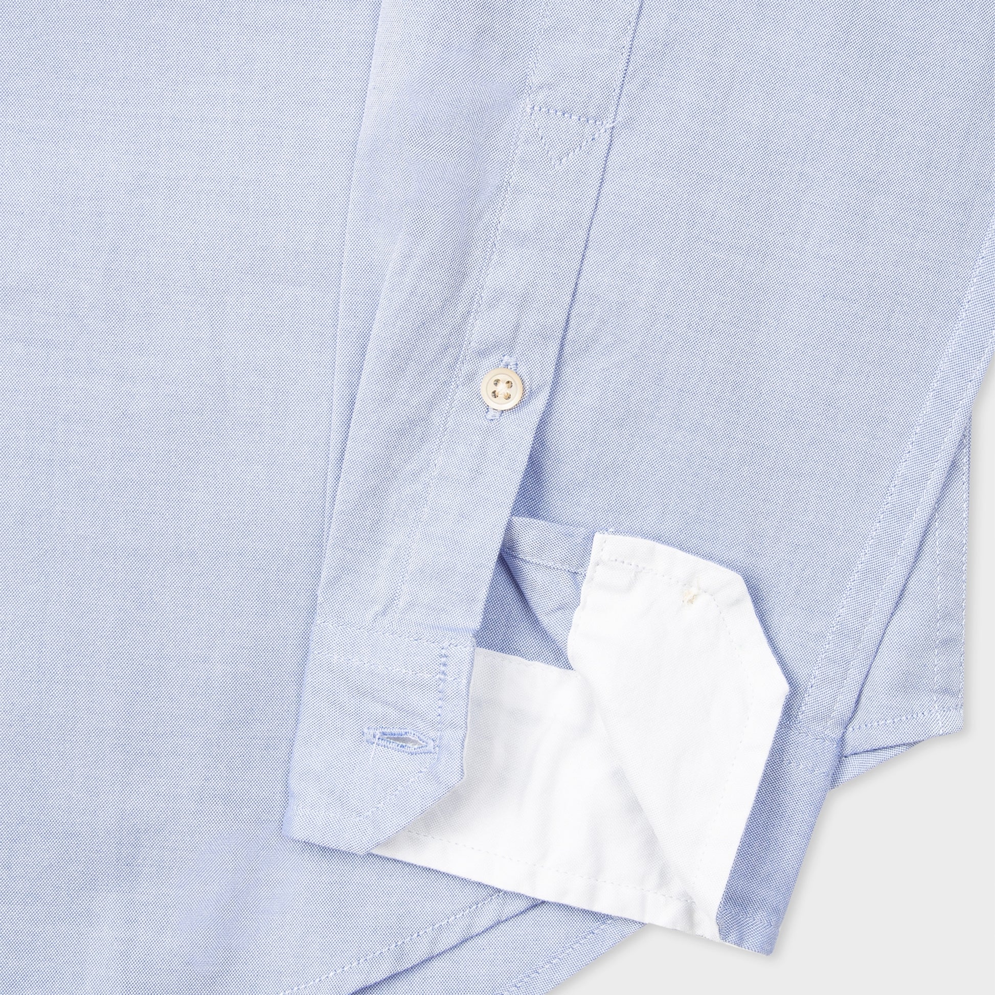 Paul Zebra Badge Tailored BD Shirt - Blue