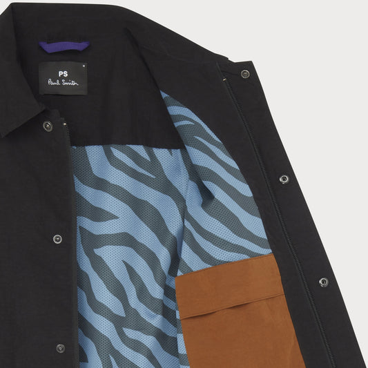 - Cropped Field Jacket - Black