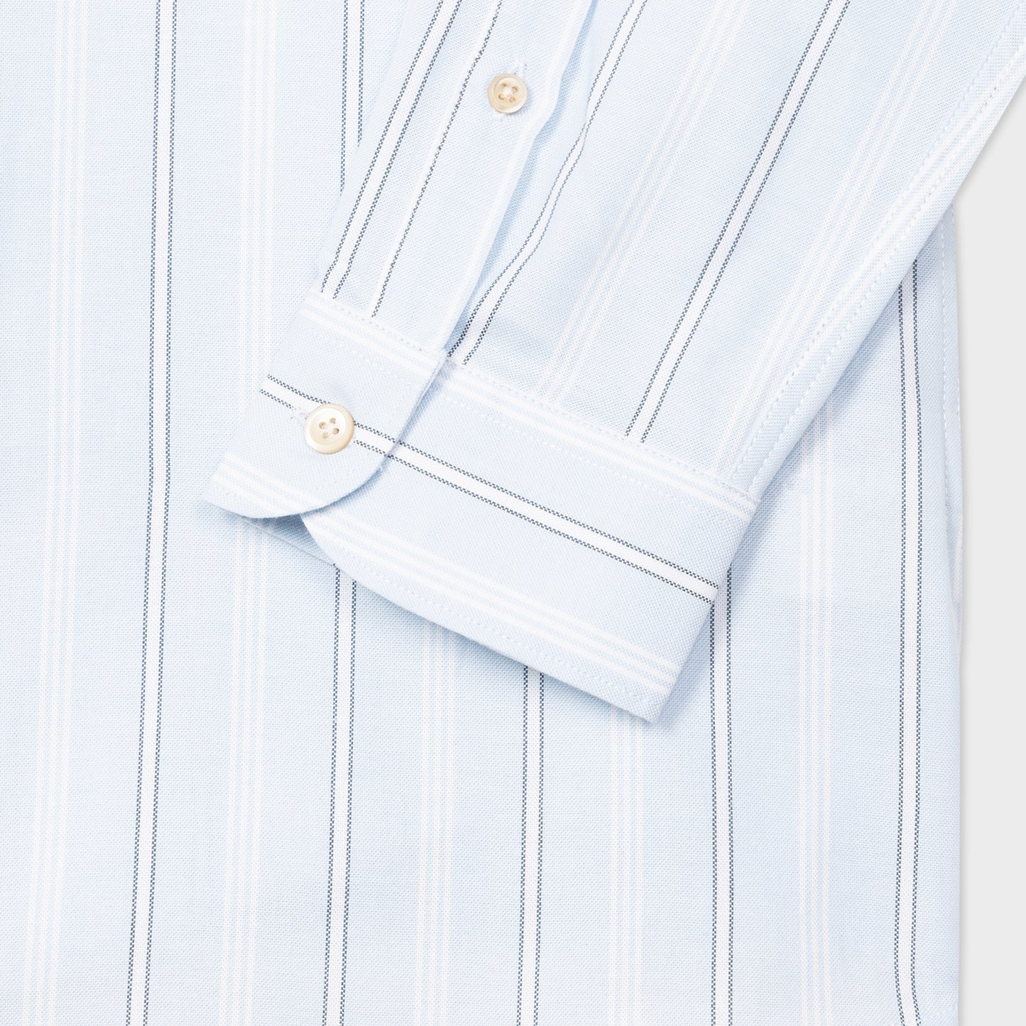 - Zebra Stripe Regular Fit Shirt - Blue