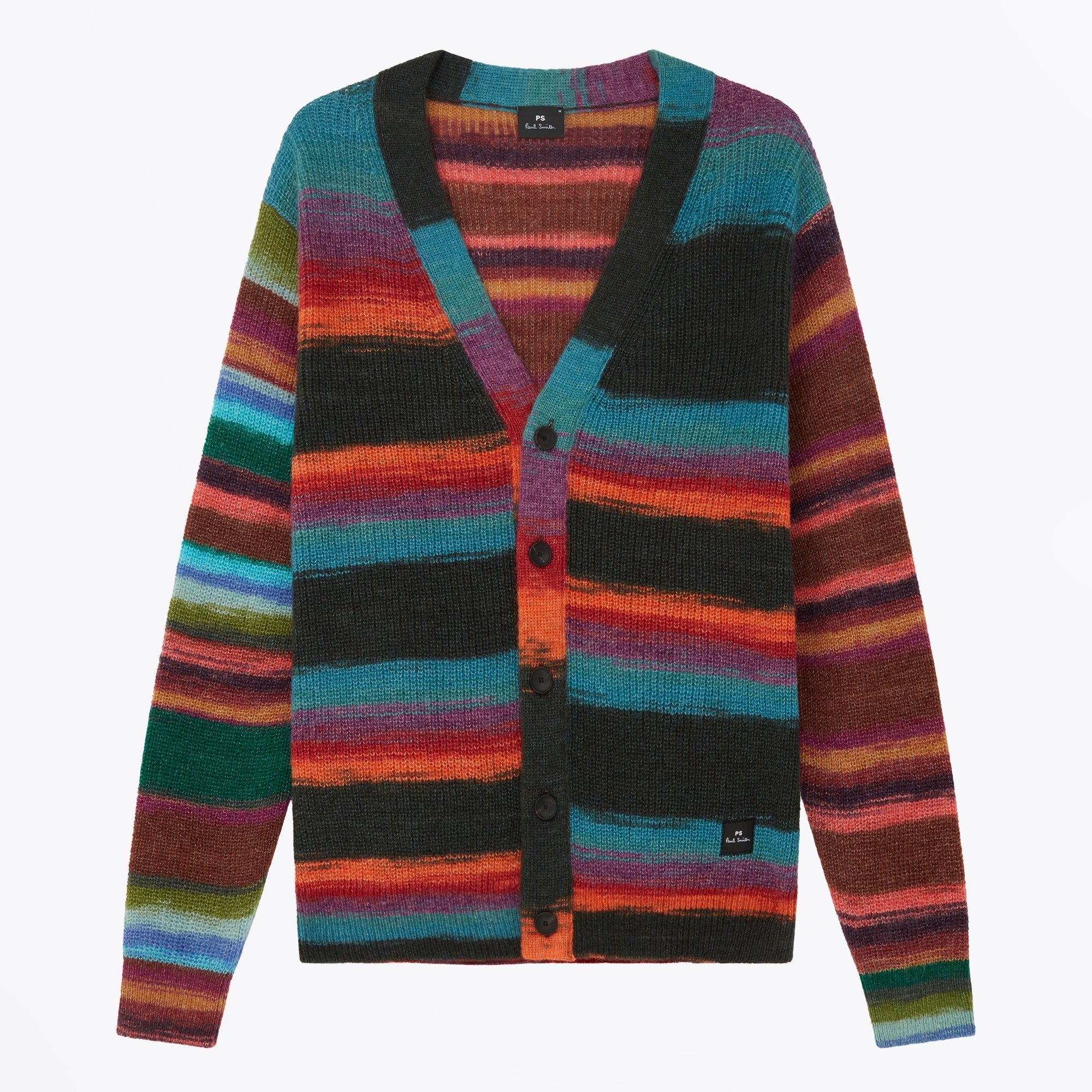 Paul Smith - - Space-Dye Mohair-Blend Cardigan - Multi – MR & MRS