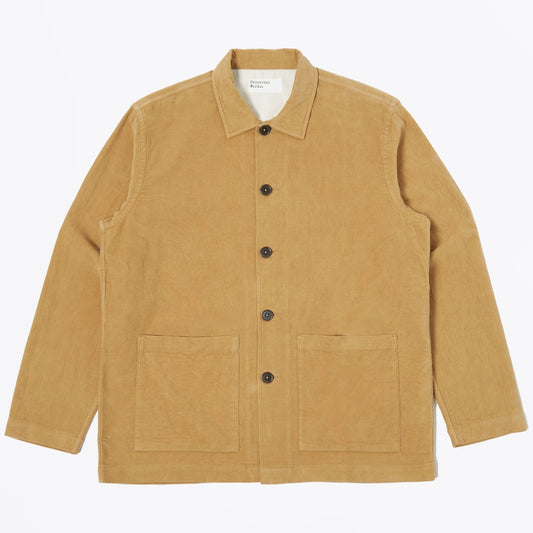 Lightweight Moleskin Easy Overshirt - Camel