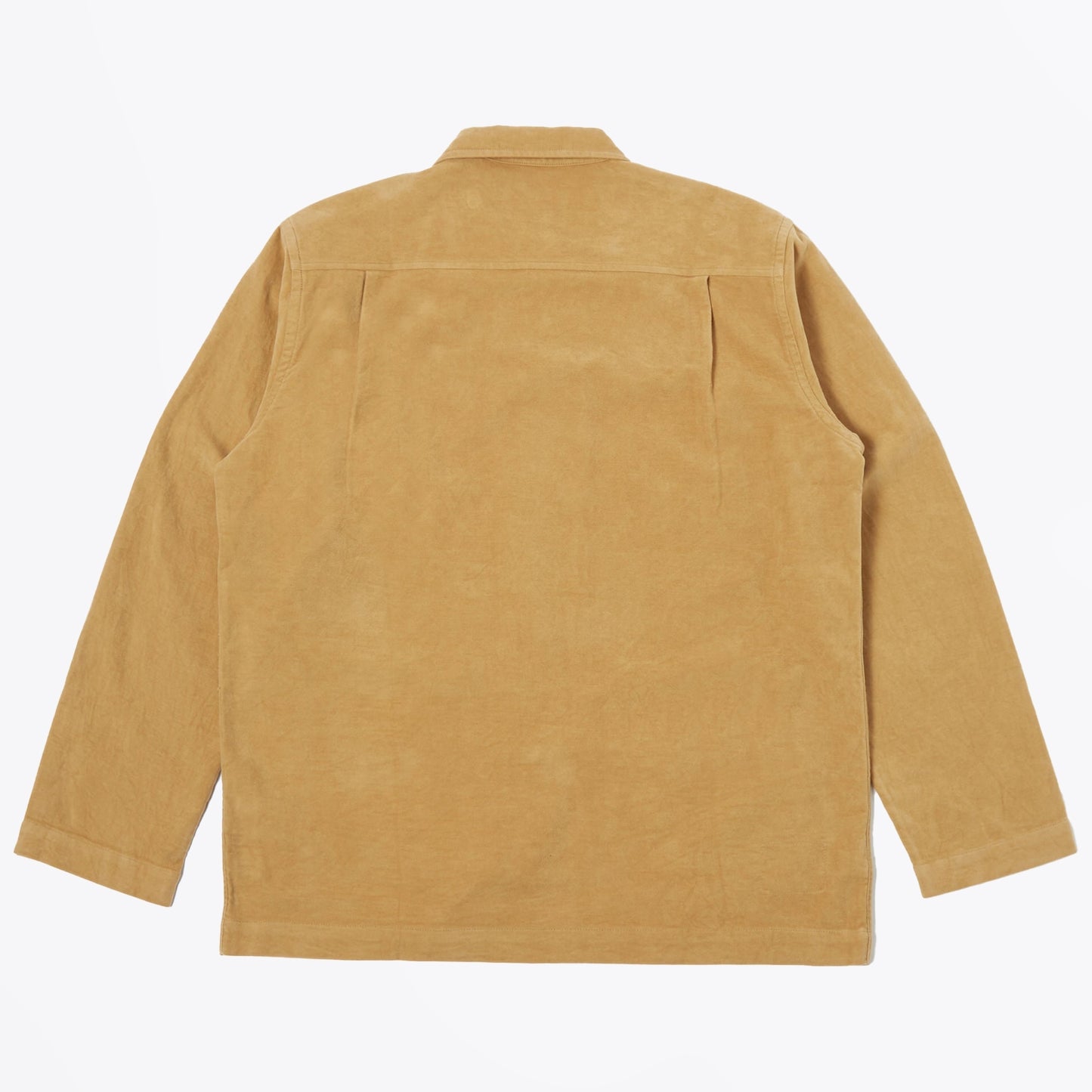 Lightweight Moleskin Easy Overshirt - Camel