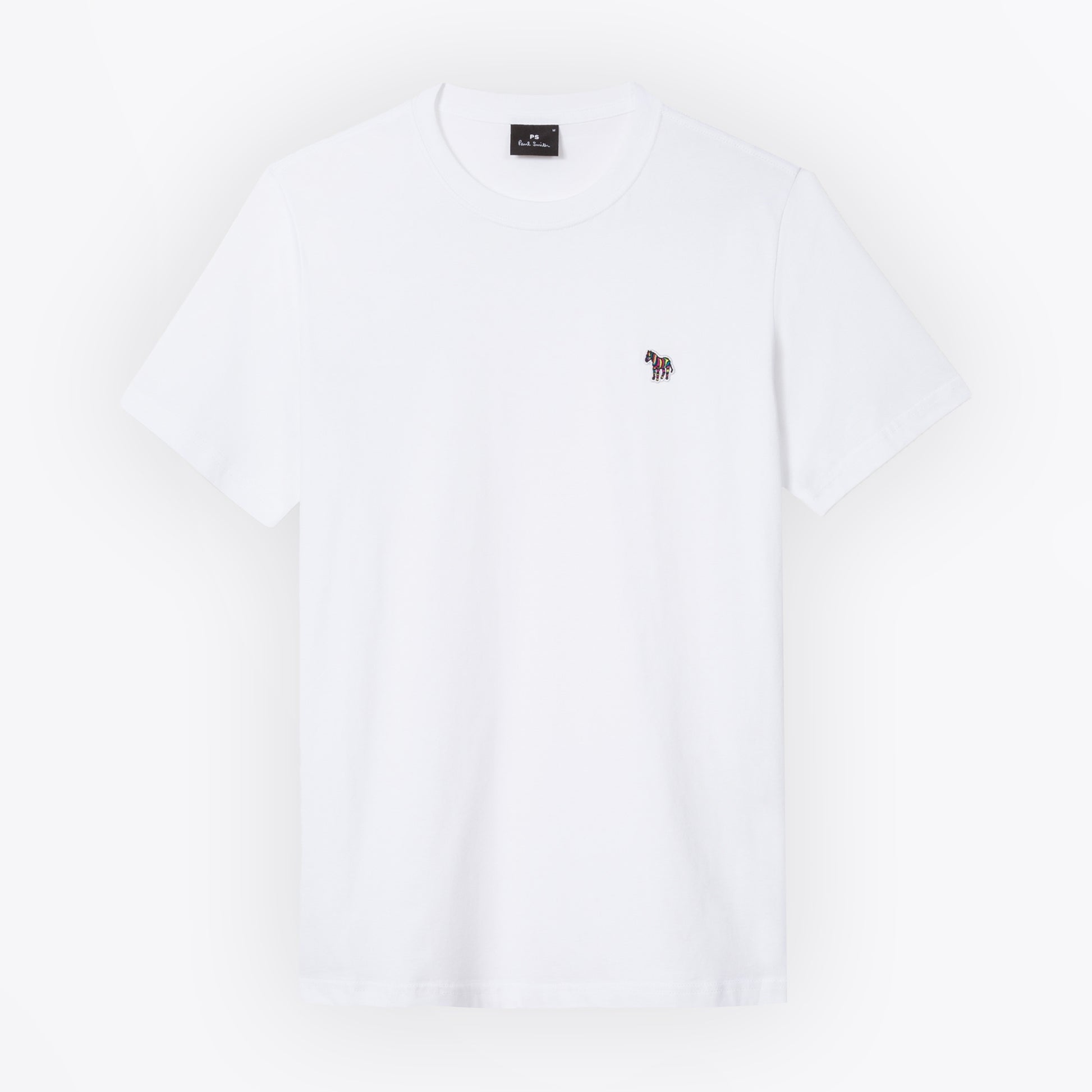 Paul Zebra Badge Regular Fit T-Shirt - White