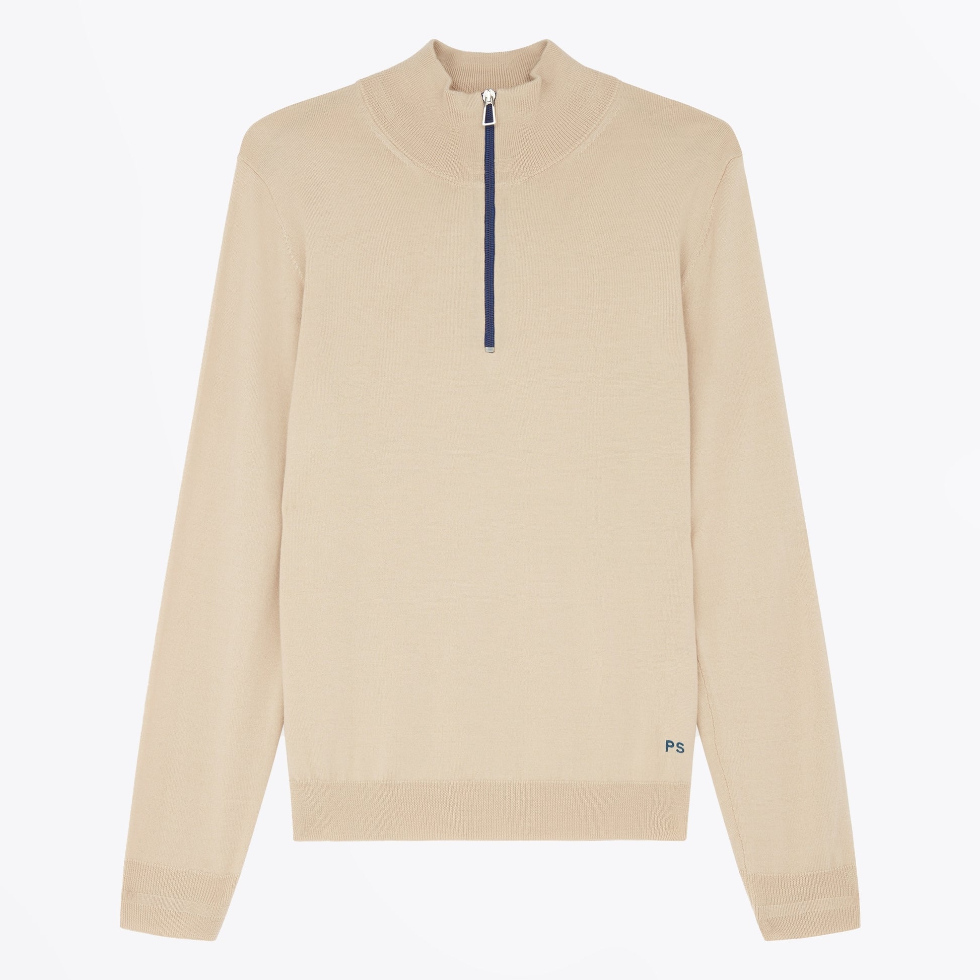 Paul Half Zip Sweater - Beige